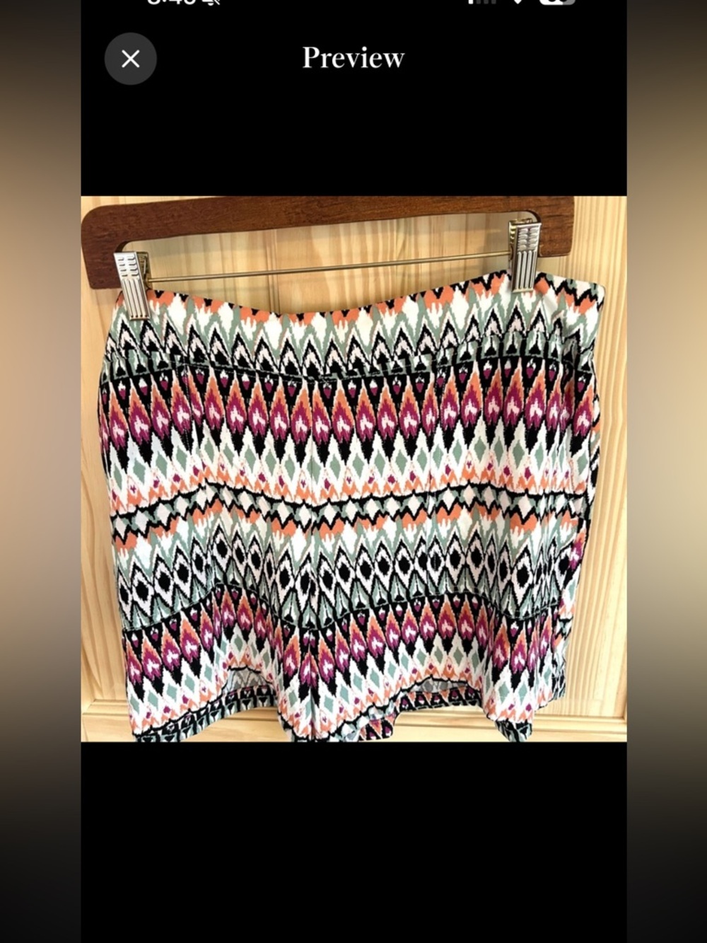 Wildfox Boho Pull-On Elastic Shorts. Size XL. - Picture 2 of 10